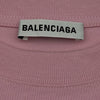 バレンシアガ BALENCIAGA プリントTシャツ 620941 ピンク コットン メンズ 半袖Ｔシャツ