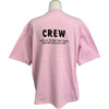 バレンシアガ BALENCIAGA プリントTシャツ 620941 ピンク コットン メンズ 半袖Ｔシャツ