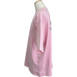 バレンシアガ BALENCIAGA プリントTシャツ 620941 ピンク コットン メンズ 半袖Ｔシャツ