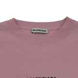 バレンシアガ BALENCIAGA プリントTシャツ 620941 ピンク コットン メンズ 半袖Ｔシャツ