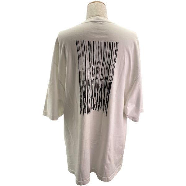 バレンシアガ BALENCIAGA ロゴプリントTシャツ 661715 ホワイト コットン メンズ 半袖Ｔシャツ