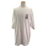 バレンシアガ BALENCIAGA ロゴプリントTシャツ 661715 ホワイト コットン メンズ 半袖Ｔシャツ