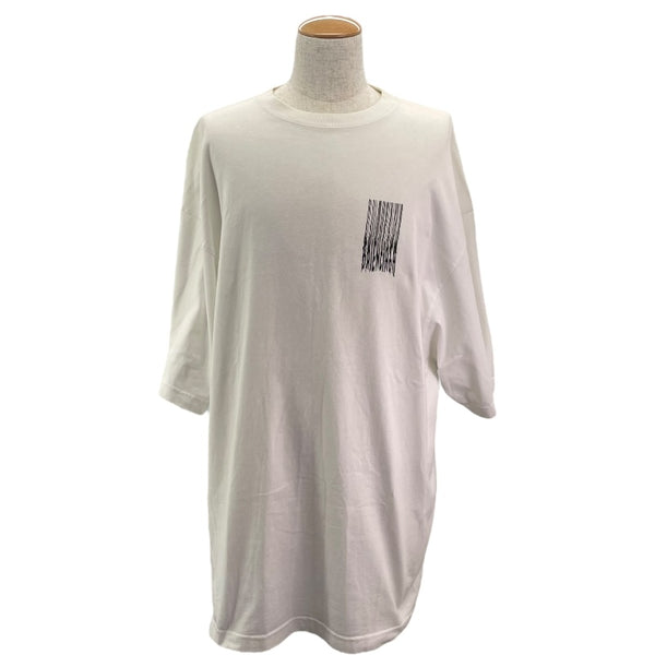 バレンシアガ BALENCIAGA ロゴプリントTシャツ 661715 ホワイト コットン メンズ 半袖Ｔシャツ