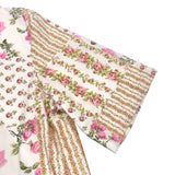 クリスチャン・ディオール Christian Dior フローラル総柄ショートスリーブシャツ 293C517A5679 ピンク コットン メンズ 半袖Ｔシャツ