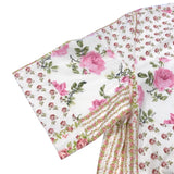 クリスチャン・ディオール Christian Dior フローラル総柄ショートスリーブシャツ 293C517A5679 ピンク コットン メンズ 半袖Ｔシャツ