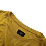 フェンディ FENDI ロゴ刺繍Tシャツ FX0936 シルク メンズ 半袖Ｔシャツ