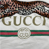 グッチ GUCCI パンサーヴィンテージ Tシャツ 493117 ホワイト コットン メンズ 半袖Ｔシャツ
