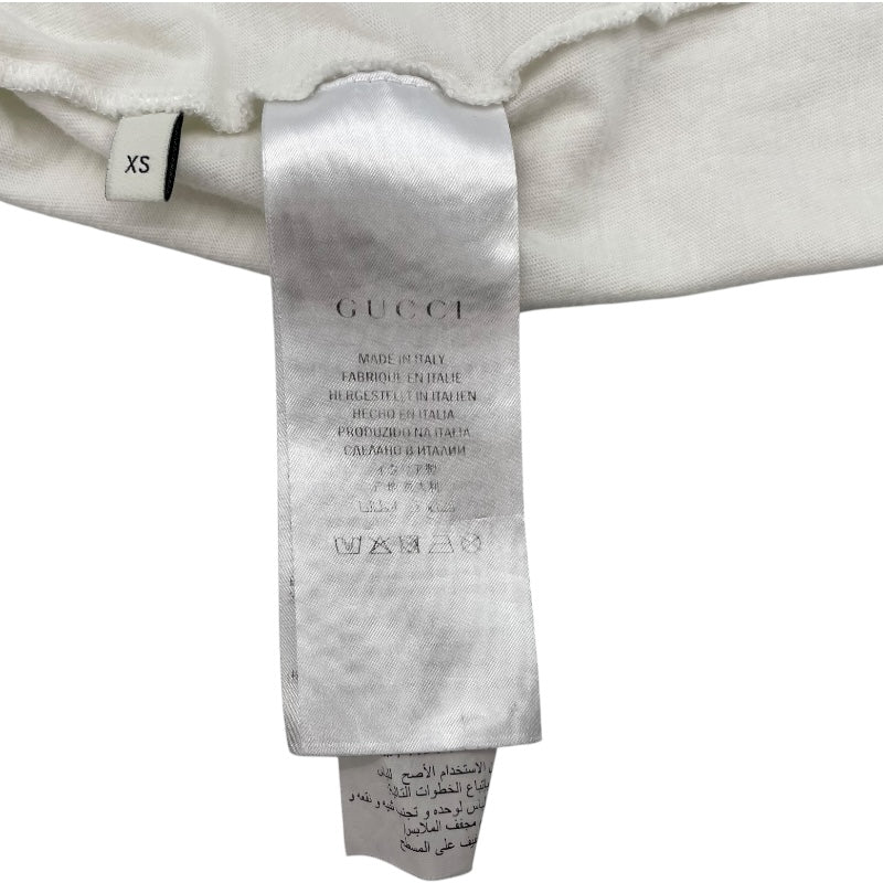 グッチ GUCCI パンサーヴィンテージ Tシャツ 493117 ホワイト コットン メンズ 半袖Ｔシャツ