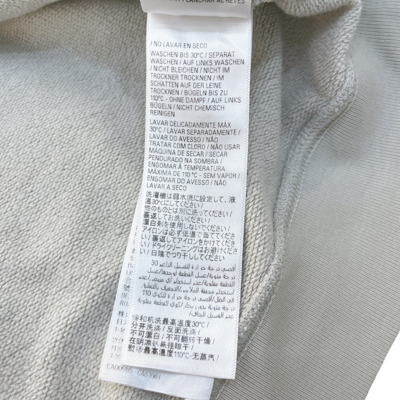 バレンシアガ BALENCIAGA ロゴ刺繡スウェットパーカー　2023年 674986 グレー コットン メンズ パーカー