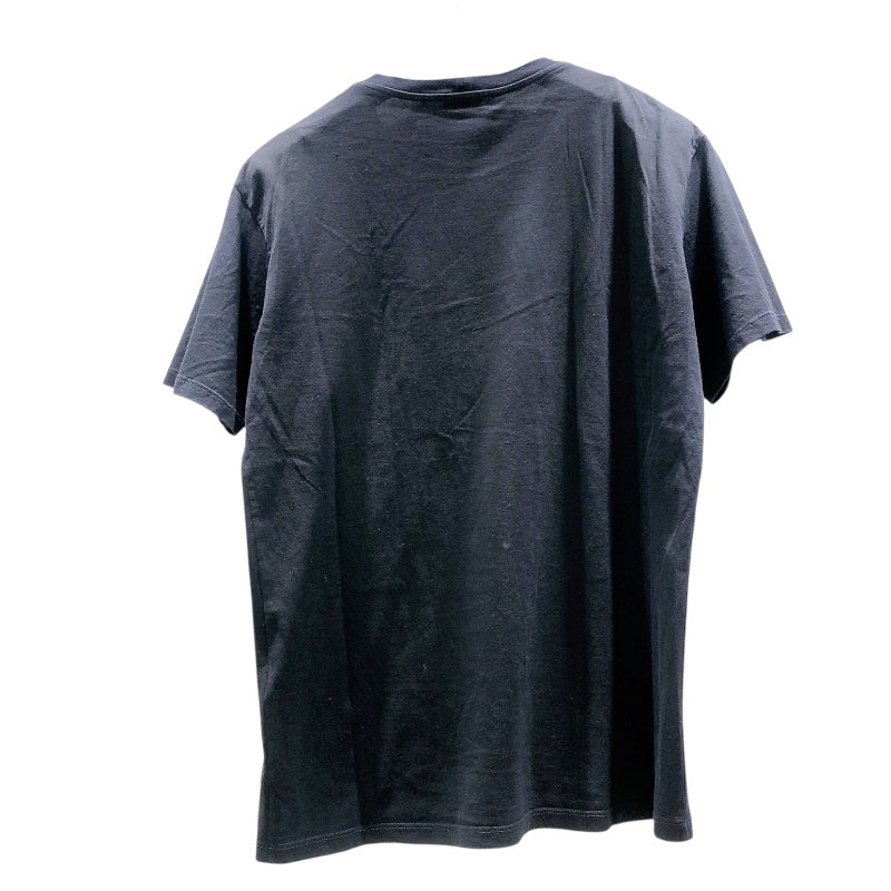 CELINE 黒 ロゴプリント Tシャツ CELINE(セリーヌ) / ロゴプリントルーズTシャツ/L/コットン/BLK