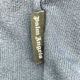 パームエンジェルス PALM ANGELS ロゴトレーナー PMBA065F23FLE003 ネイビー コットン メンズ スウェット