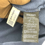 パームエンジェルス PALM ANGELS ロゴトレーナー PMBA065F23FLE003 ネイビー コットン メンズ スウェット