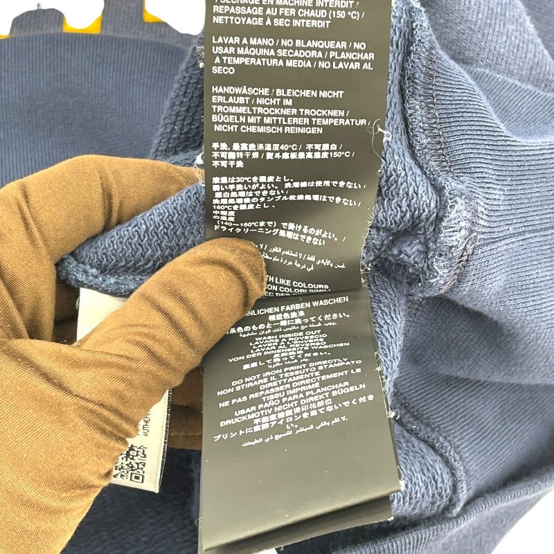 パームエンジェルス PALM ANGELS ロゴトレーナー PMBA065F23FLE003 ネイビー コットン メンズ スウェット