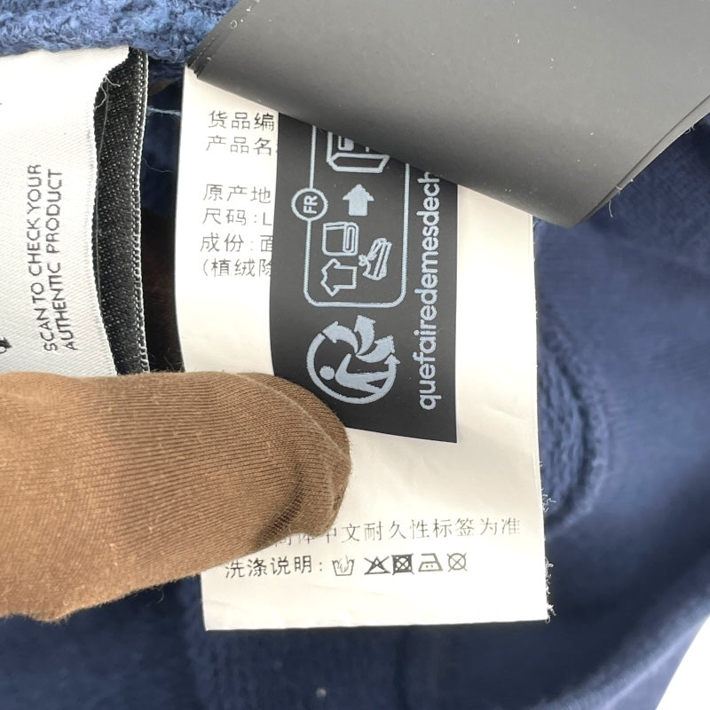 パームエンジェルス PALM ANGELS ロゴトレーナー PMBA065F23FLE003 ネイビー コットン メンズ スウェット