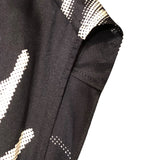 エルメス HERMES デザインシルクノースリーブシャツ ブラック シルク シルク レディース 半袖シャツ