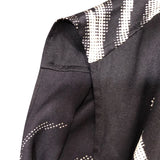 エルメス HERMES デザインシルクノースリーブシャツ ブラック シルク シルク レディース 半袖シャツ