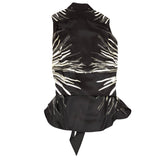 エルメス HERMES デザインシルクノースリーブシャツ ブラック シルク シルク レディース 半袖シャツ