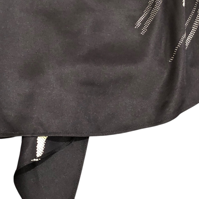 エルメス HERMES デザインシルクノースリーブシャツ ブラック シルク シルク レディース 半袖シャツ