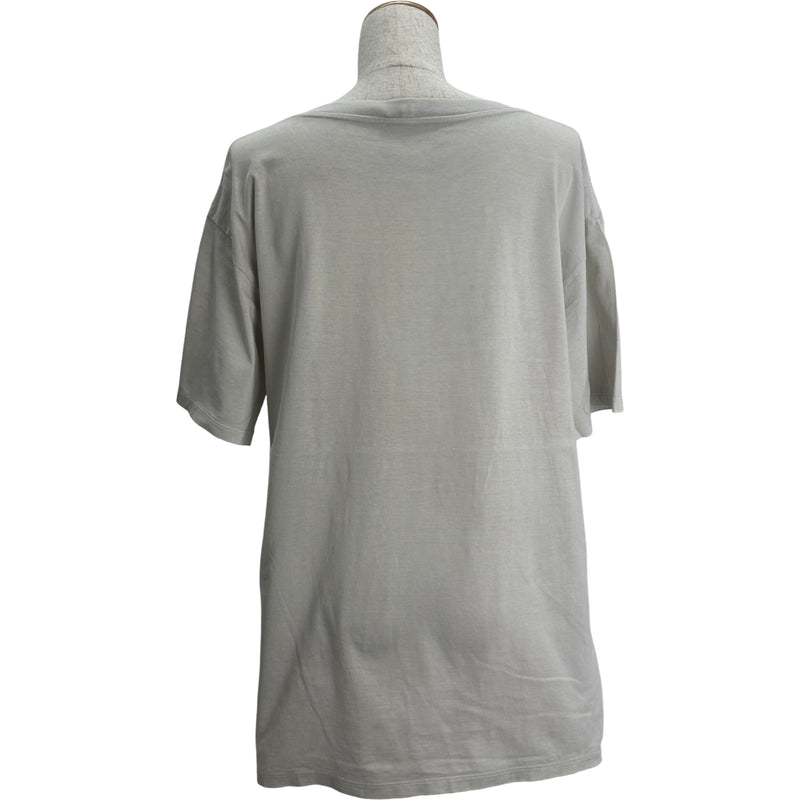 【即購入OK】セリーヌ　CELINE　グレー　ロゴ　Tシャツ※送料込み セリーヌ CELINE ロゴプリントTシャツ 2X681671Q グレー コットン