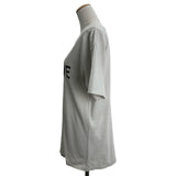 セリーヌ CELINE ロゴプリントTシャツ 2X681671Q グレー コットン メンズ 半袖Ｔシャツ