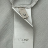 セリーヌ CELINE ロゴプリントTシャツ 2X681671Q グレー コットン メンズ 半袖Ｔシャツ