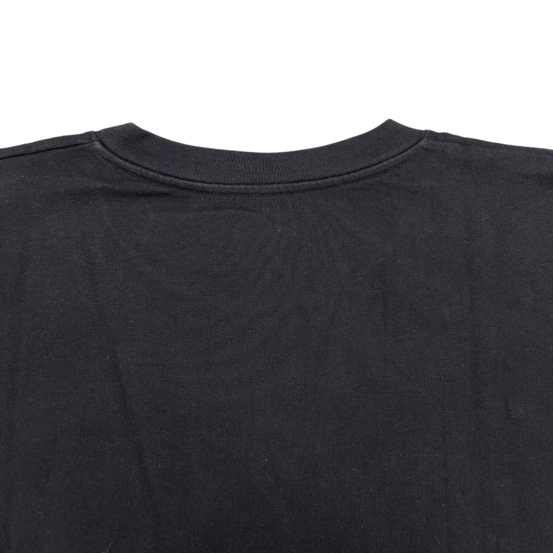 グッチ GUCCI ロゴプリントTシャツ 616036 ブラック コットン メンズ 半袖Ｔシャツ