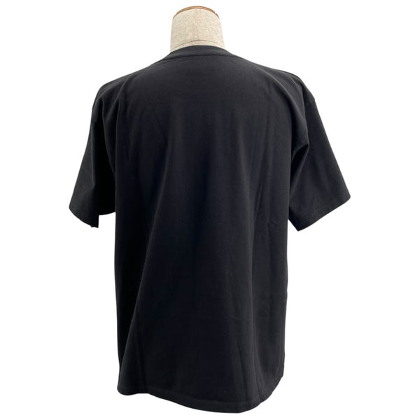 グッチ GUCCI ロゴプリントTシャツ 616036 ブラック コットン メンズ 半袖Ｔシャツ