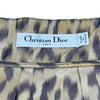 クリスチャン・ディオール Christian Dior レオパード柄シルクスカート 241J45A7608 ベージュ シルク レディース スカート