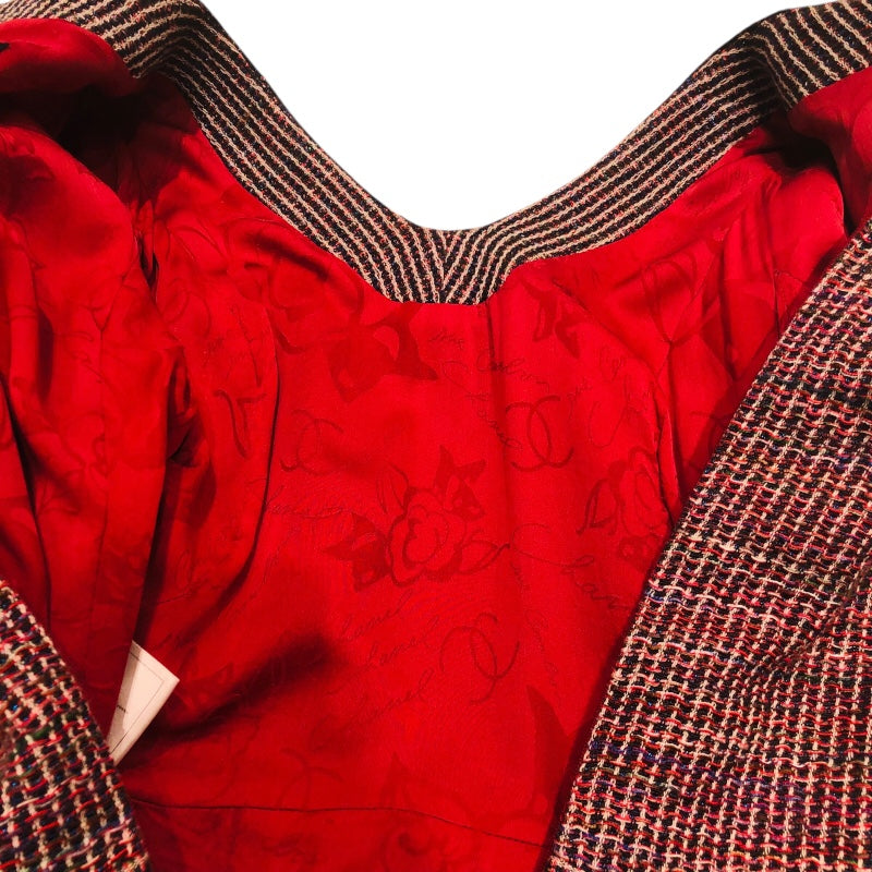 シャネル CHANEL ミックスツイードワンピース P50960 コットン レディース ワンピース