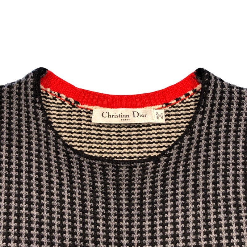 クリスチャン・ディオール Christian Dior デザインニットワンピース