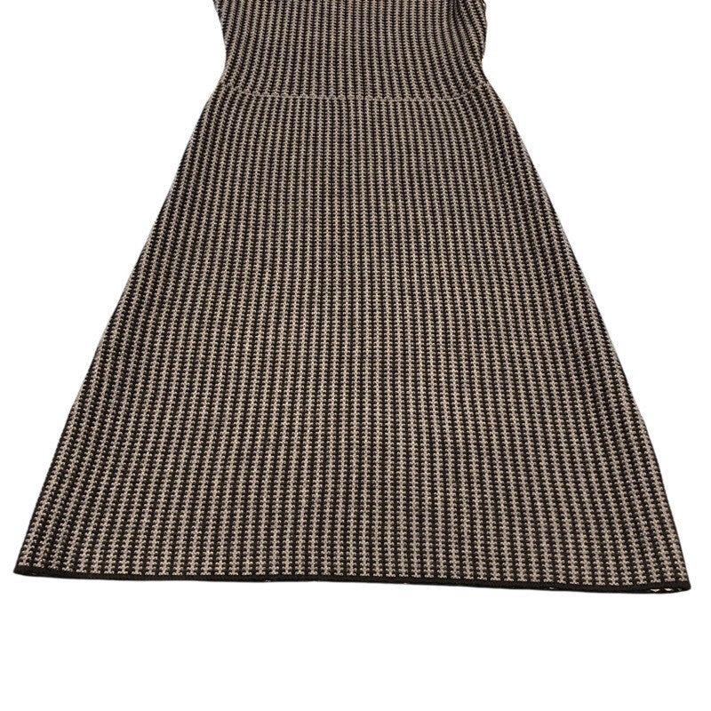 クリスチャン・ディオール Christian Dior デザインニットワンピース 4A24679AM503 ダークグレー ウール レディース ワンピース