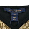 ルイ・ヴィトン LOUIS VUITTON 装飾キャミソールワンピース FPDB75 ブラック ウール レディース ワンピース
