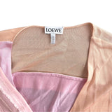 ロエベ LOEWE レイヤードプリーツワンピース S540335X86 ピンク ポリエステル レディース ワンピース