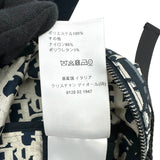 クリスチャン・ディオール Christian Dior オブリーク総柄ノースリーブワンピース 417R92A2970 ネイビー ポリエステル レディース ワンピース