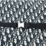 クリスチャン・ディオール Christian Dior オブリーク総柄ノースリーブワンピース 417R92A2970 ネイビー ポリエステル レディース ワンピース