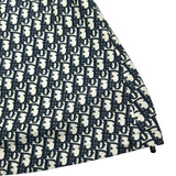 クリスチャン・ディオール Christian Dior オブリーク総柄ノースリーブワンピース 417R92A2970 ネイビー ポリエステル レディース ワンピース