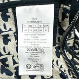 クリスチャン・ディオール Christian Dior オブリーク総柄ノースリーブワンピース 417R92A2970 ネイビー ポリエステル レディース ワンピース