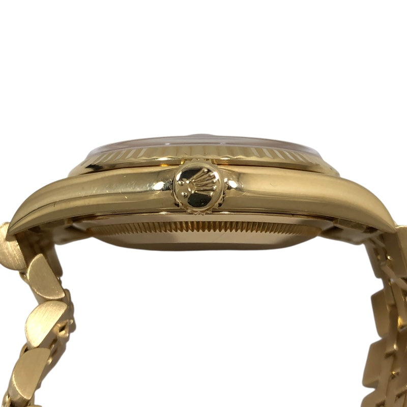 ロレックス ROLEX デイトジャスト 16238 シャンパン K18YG