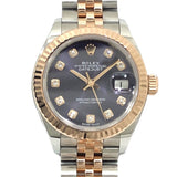 ロレックス ROLEX デイトジャスト28 ランダム番 279171G オーべジーヌ SS/K18PG レディース 腕時計