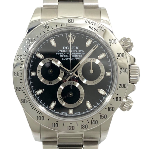 ロレックス ROLEX コスモグラフ･デイトナ G番 116520 ブラック SS メンズ 腕時計