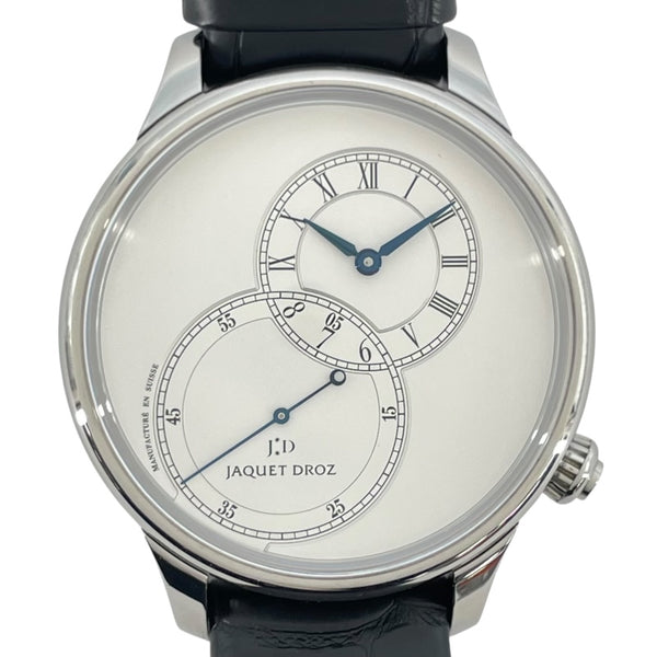 ジャケ・ドロー JAQUET DROZ グランセコンドオフセンター J006010240 シルバー SS メンズ 腕時計
