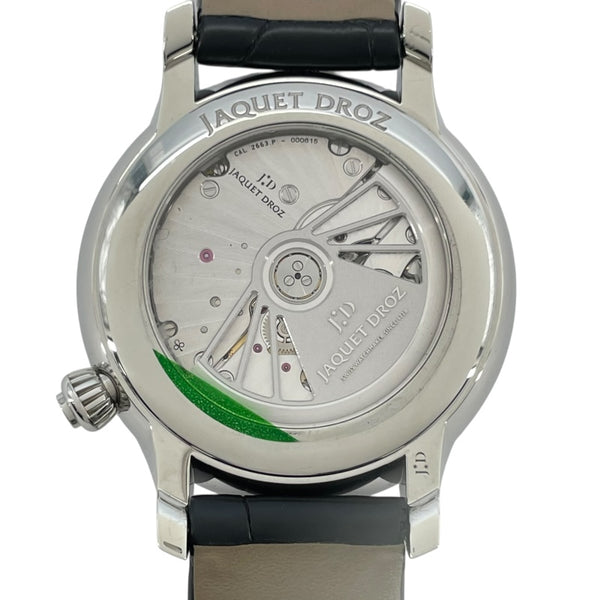 ジャケ・ドロー JAQUET DROZ グランセコンドオフセンター J006010240 シルバー SS メンズ 腕時計