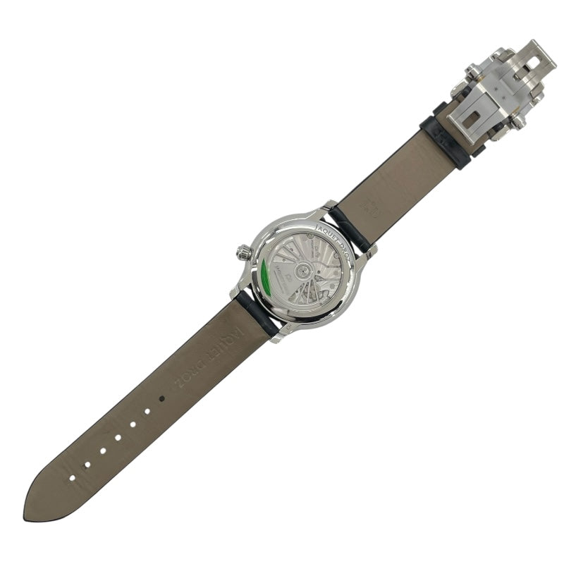 ジャケ・ドロー JAQUET DROZ グランセコンドオフセンター J006010240 シルバー SS メンズ 腕時計