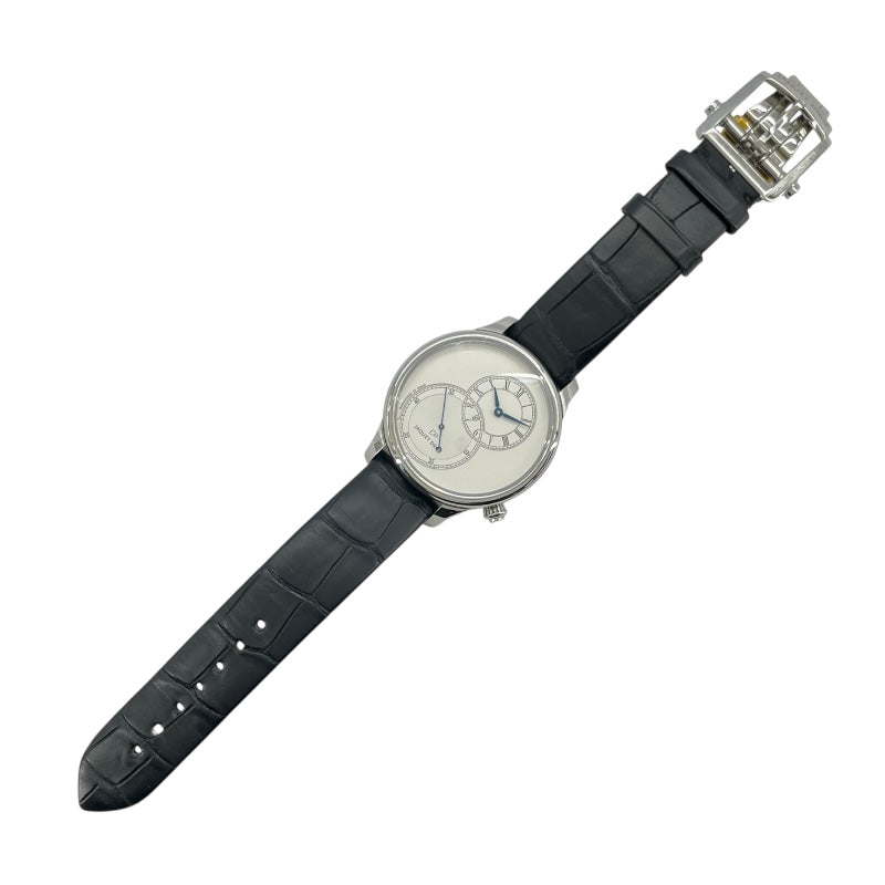 ジャケ・ドロー JAQUET DROZ グランセコンドオフセンター J006010240 シルバー SS メンズ 腕時計