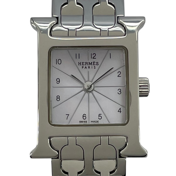 エルメス HERMES Hウォッチ ピンクシェル HH1.110 ピンク SS