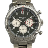 ブライトリング BREITLING アビエーター8 B01 クロノグラフ43 カーティス ウォーホーク AB01192A1L1A1 グレー SS 自動巻き メンズ 腕時計