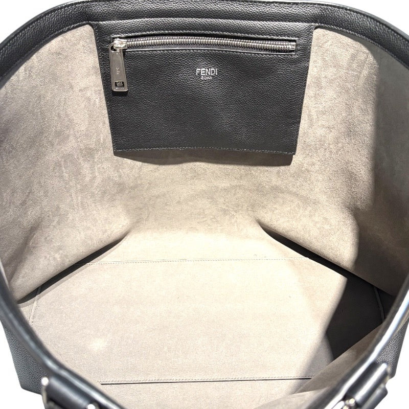 フェンディ FENDI トートバッグ 7VA610 ブラック レザー ユニセックス トートバッグ
