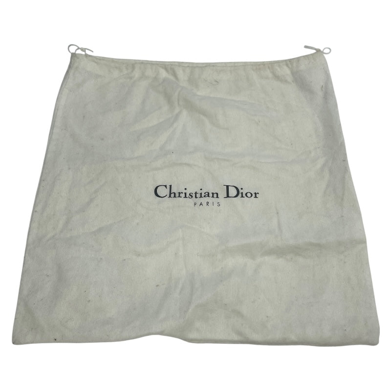 クリスチャン・ディオール Christian Dior ダブルサドルバッグ ブラウン キャンバス レディース ショルダーバッグ