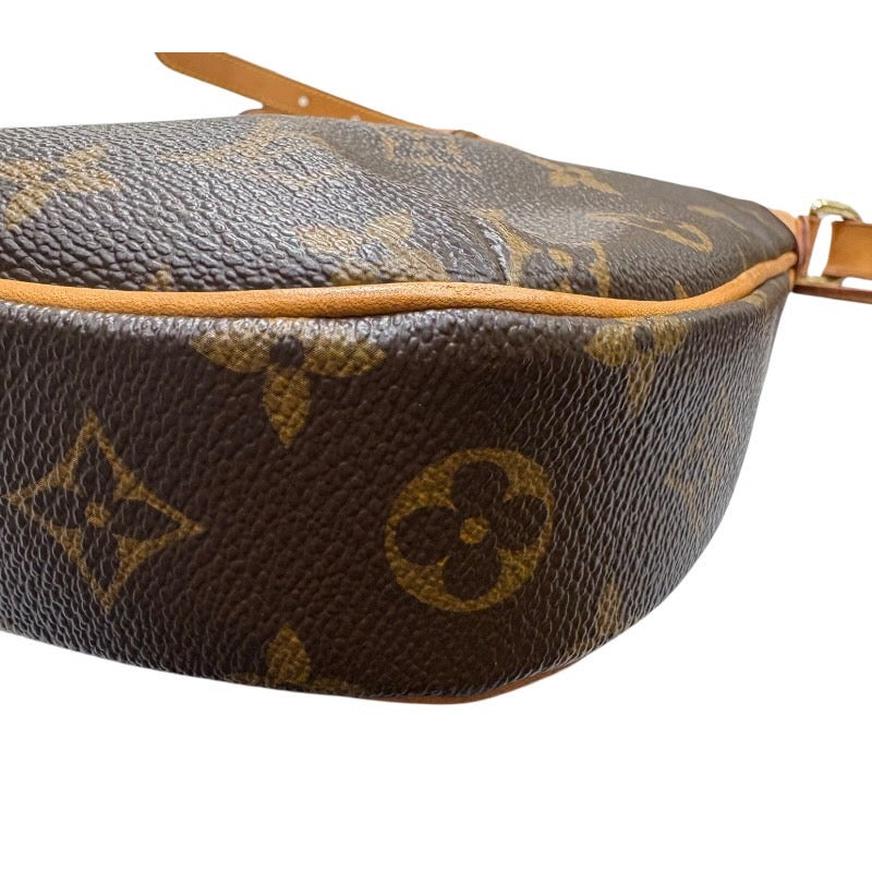 ルイ・ヴィトン LOUIS VUITTON オデオンPM M56390 ブラウン PVC モノグラムキャンバス レディース ショルダーバッグ
