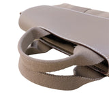 エルメス HERMES ヴァルパライソロングPM □J刻 ベージュ シルバー金具 トワル レディース トートバッグ